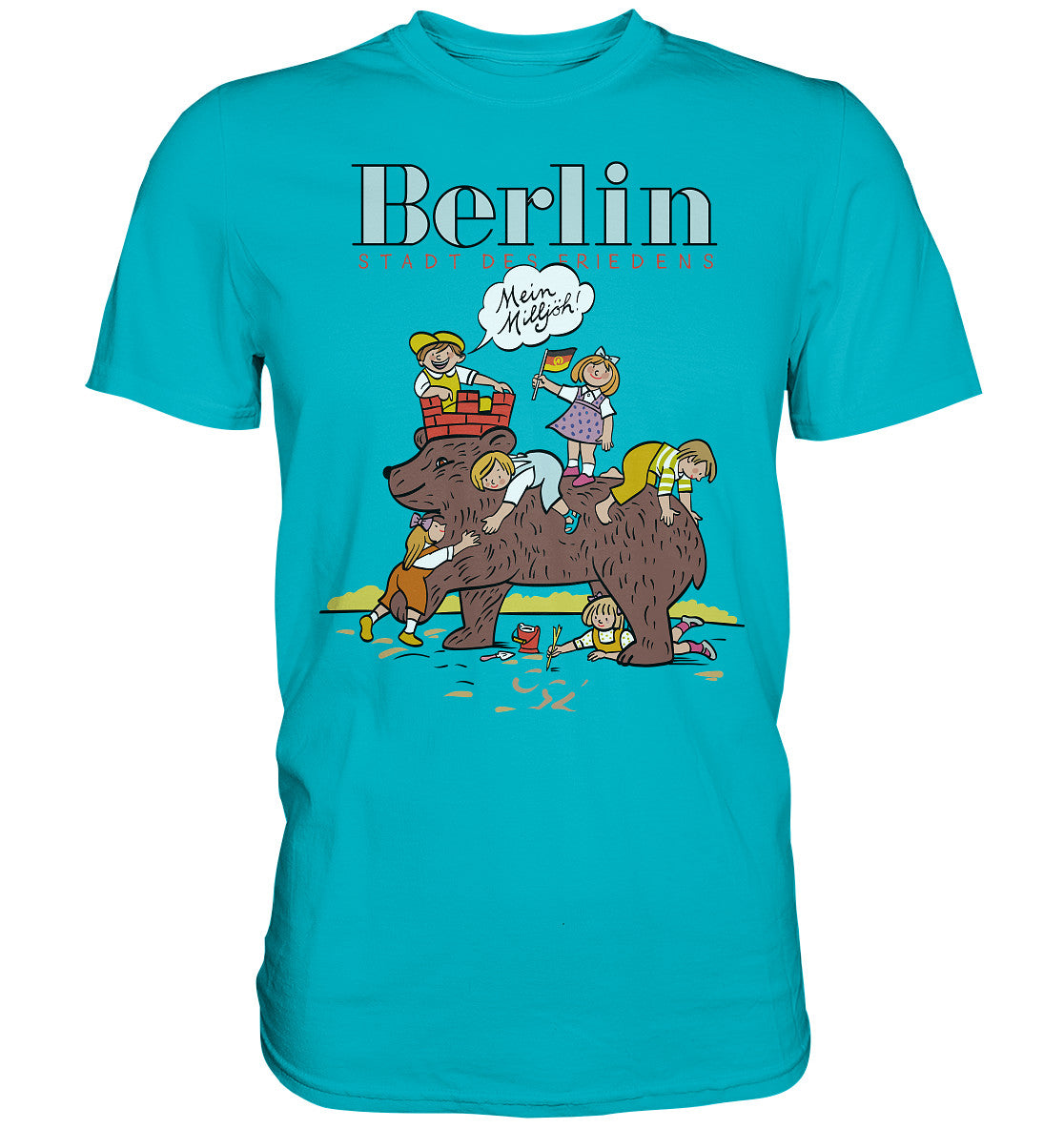 DDR Ostalgie Shirt Unisex • BERLIN - STADT DES FRIEDENS