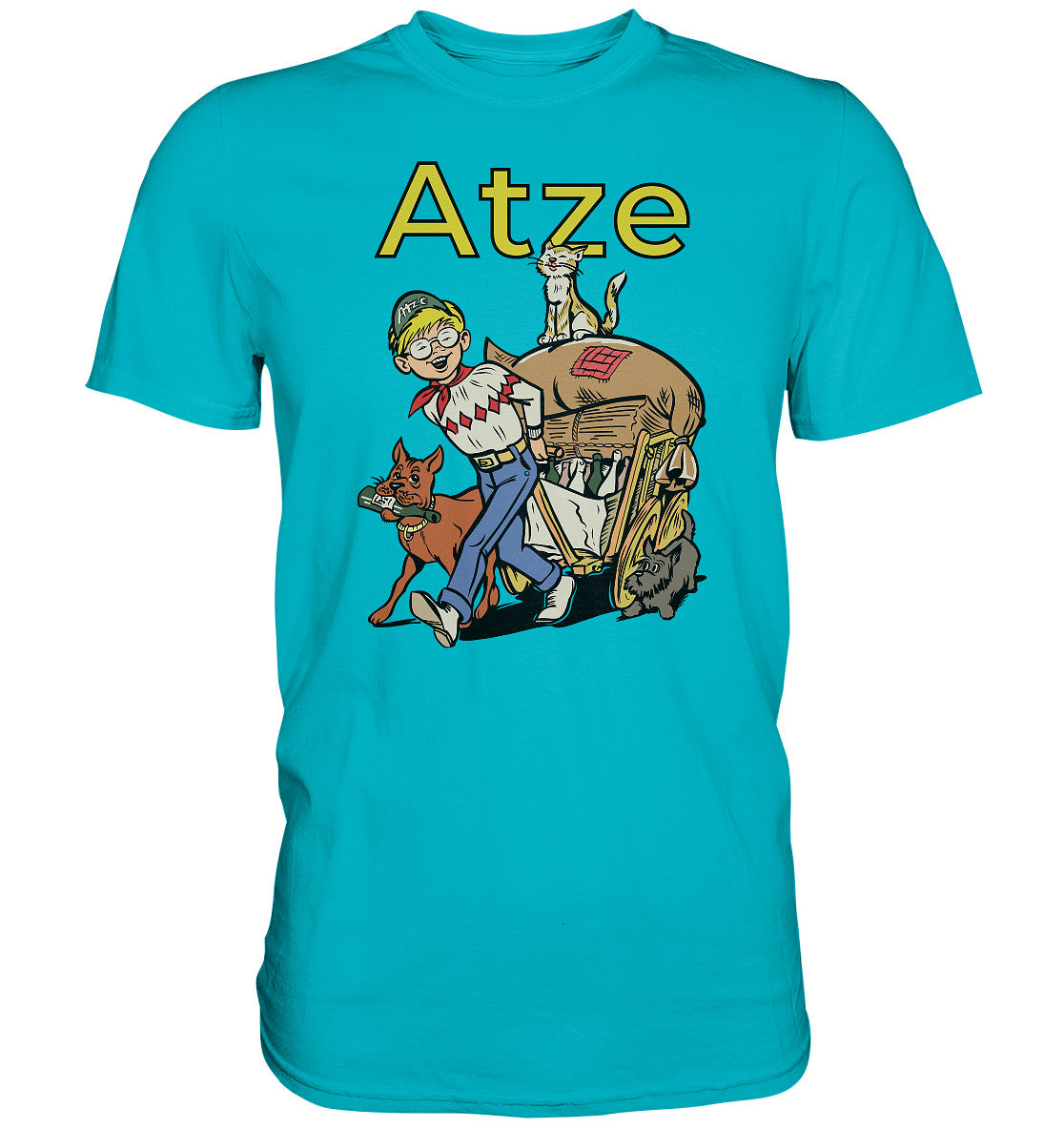 DDR Ostalgie Shirt Unisex • ATZE - TITEL ALTSTOFFE