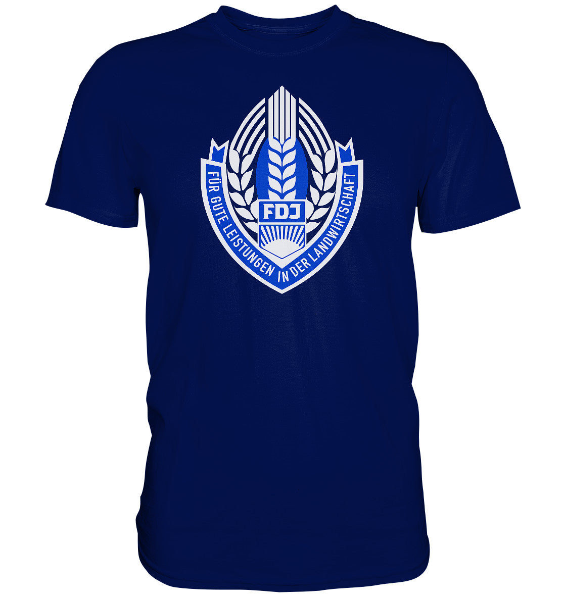 DDR Ostalgie Shirt Unisex • FDJ - FÜR GUTE LEISTUNGEN IN DER LANDWIRTSCHAFT