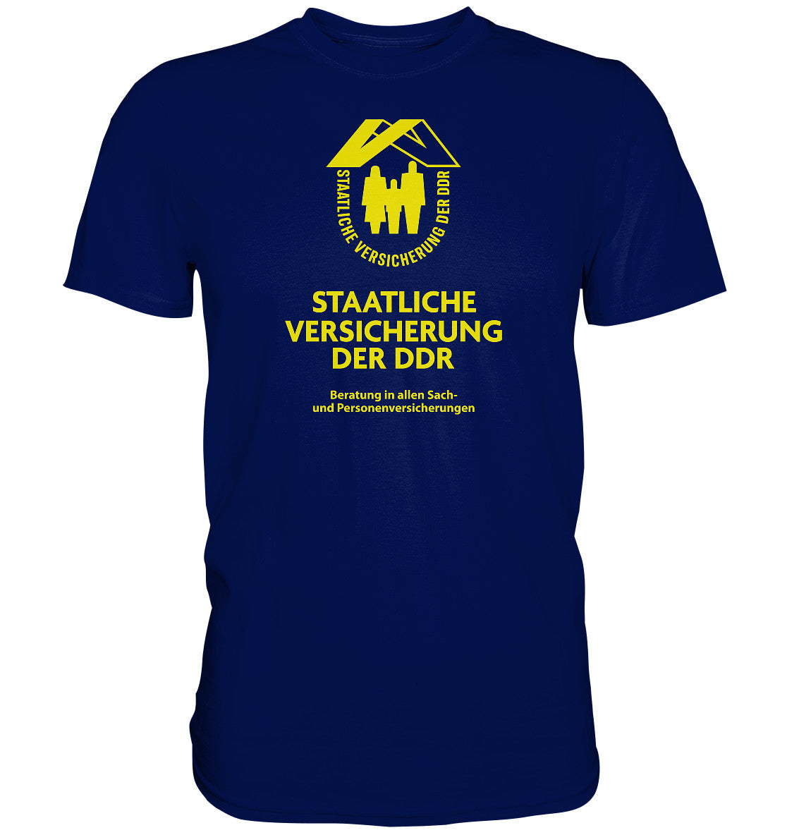 DDR Ostalgie Shirt Unisex • STAATLICHE VERSICHERUNG DER DDR