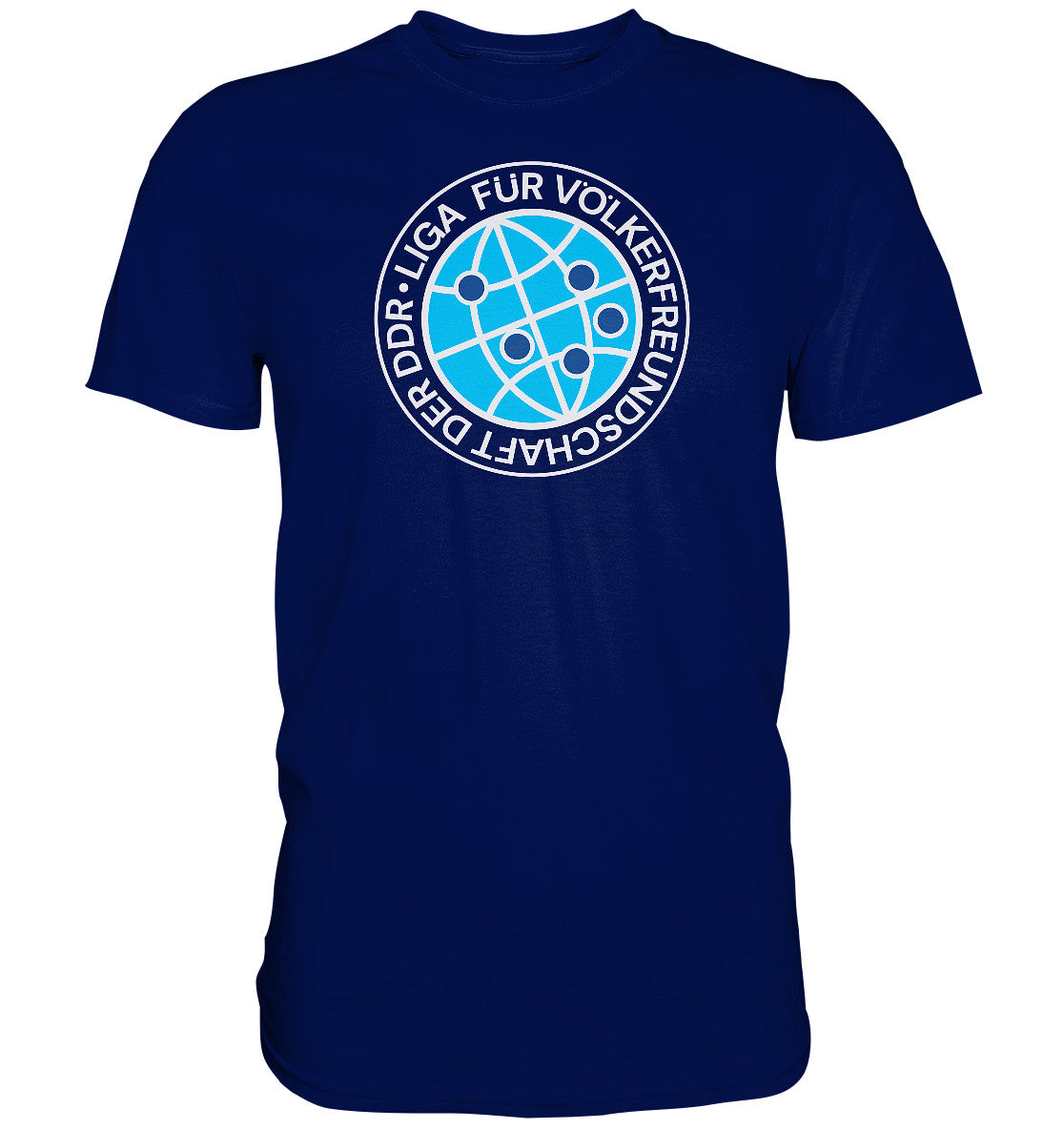 DDR Ostalgie Shirt Unisex • LIGA FÜR VÖLKERFREUNDSCHAFT DER DDR