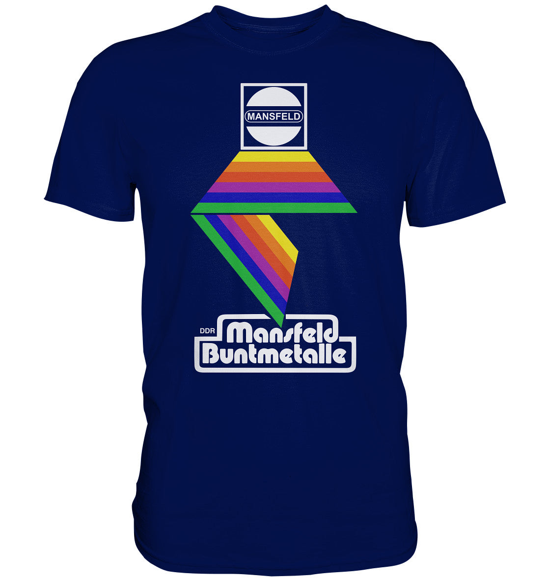 DDR Ostalgie Shirt Unisex • DDR MANSFELD BUNTMETALLE