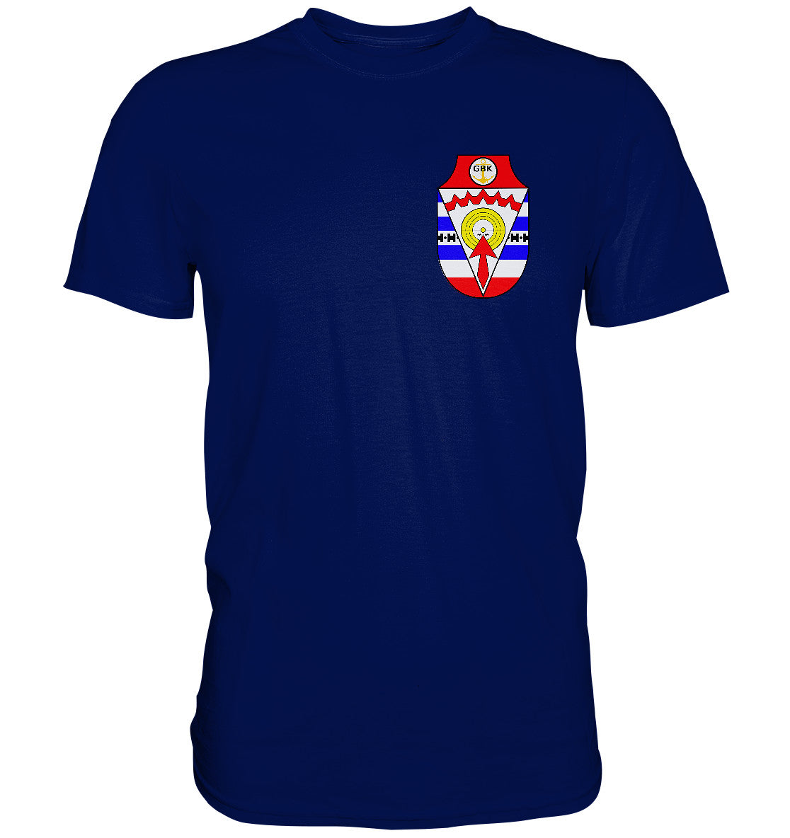 DDR Ostalgie Shirt Unisex • DDR GRENZBRIGADE KÜSTE BRUST BADGE