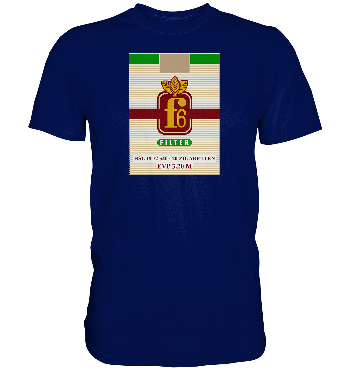 DDR Ostalgie Shirt Unisex • F6 FILTER ZIGARETTEN