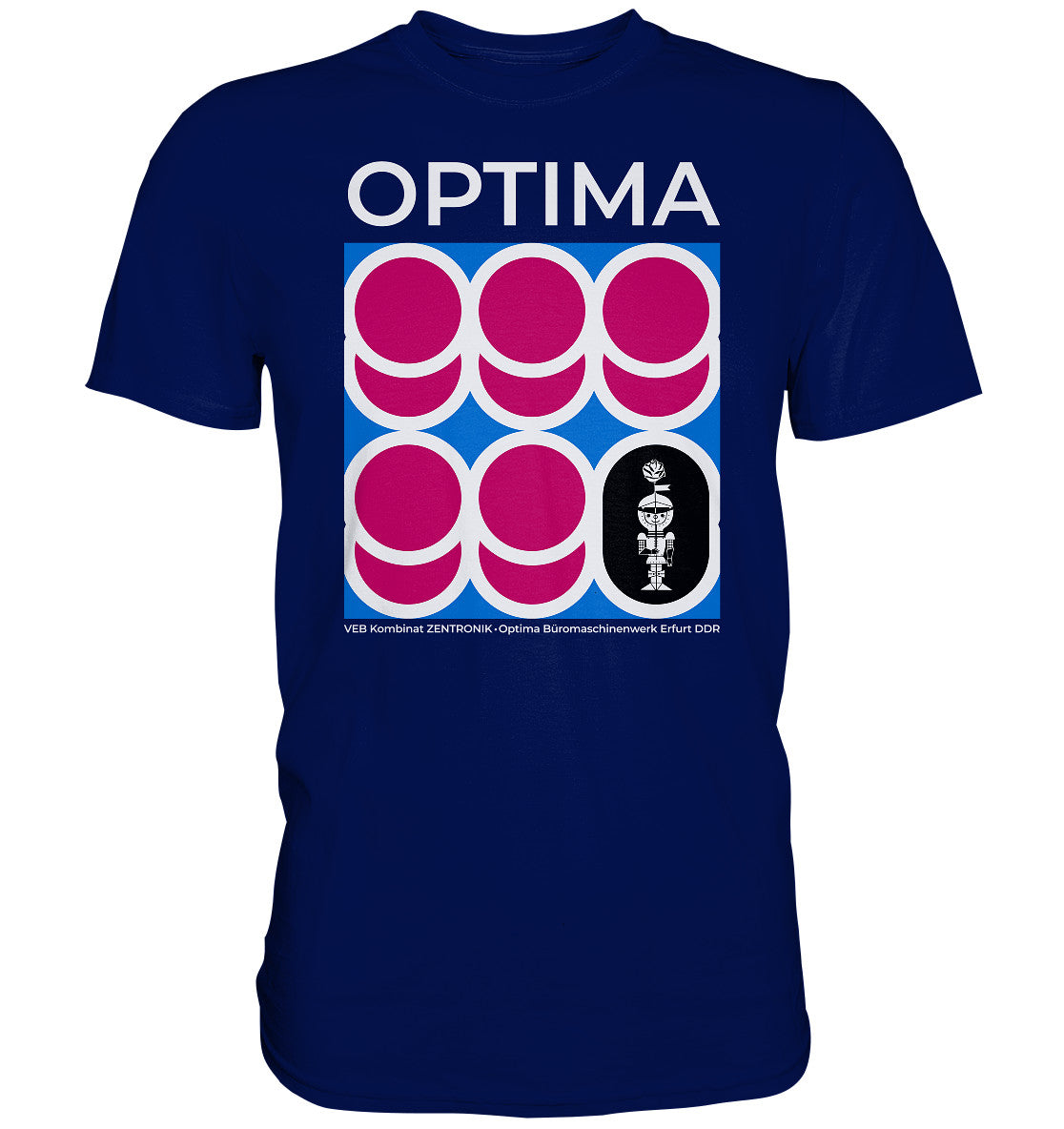 DDR Ostalgie Shirt Unisex • OPTIMA KOMBINAT ZENTRONIK ERFURT