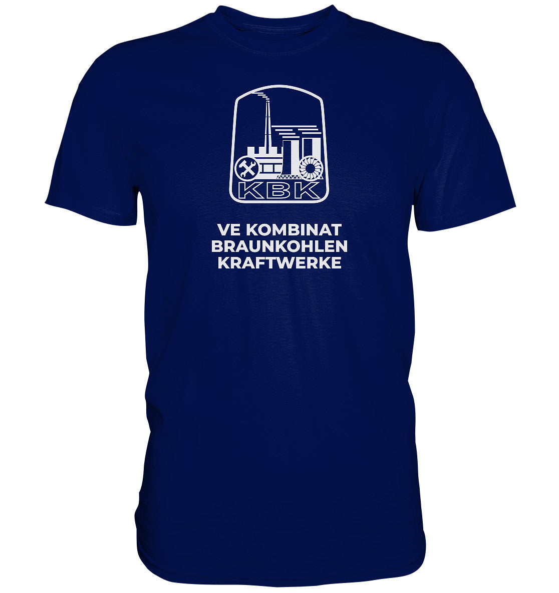 DDR Ostalgie Shirt Unisex • VE KOMBINAT BRAUNKOHLENKRAFTWERKE JÄNSCHWALDE