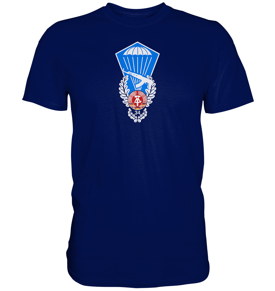 DDR Ostalgie Shirt Unisex • NVA SPRUNGABZEICHEN