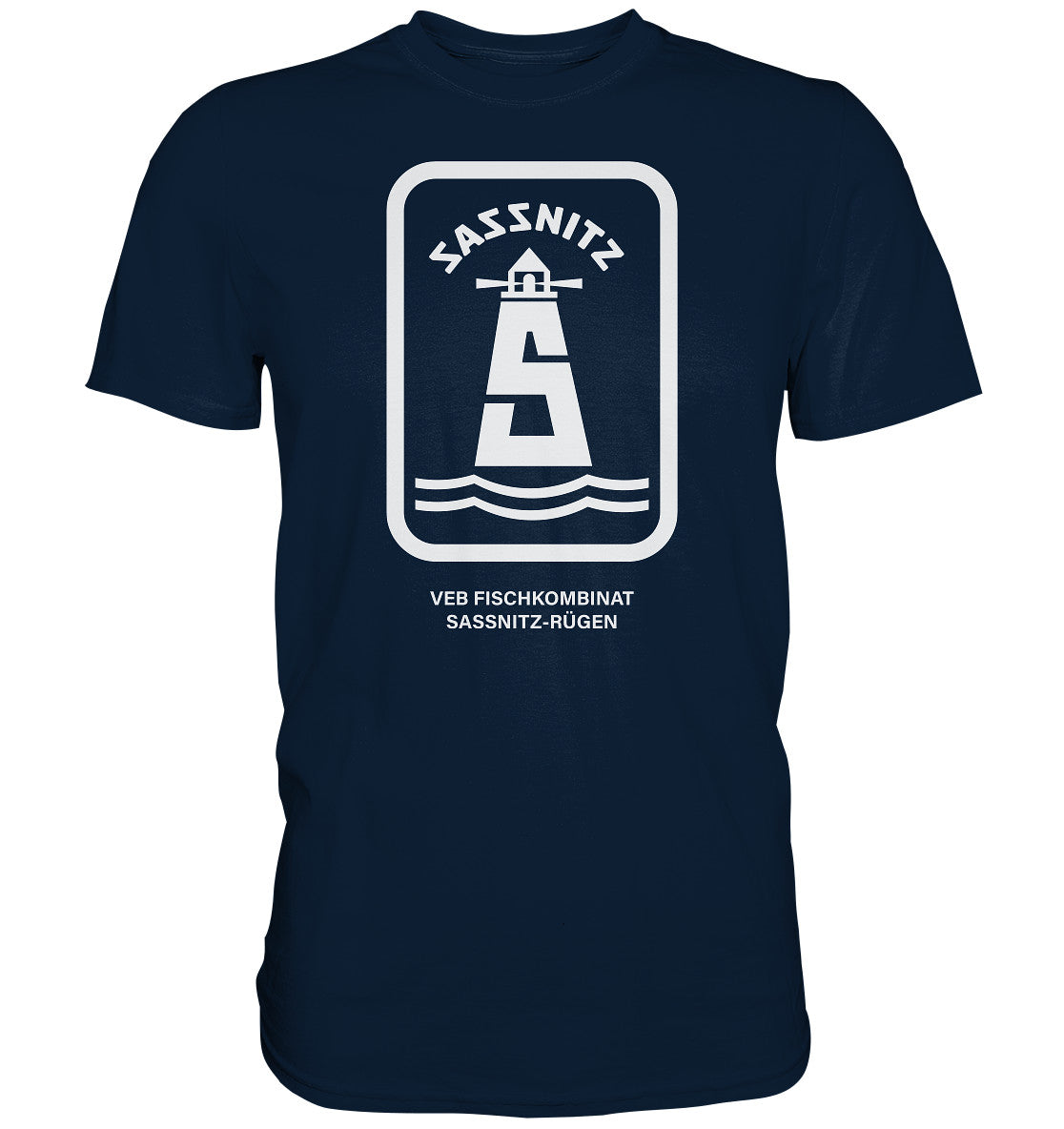 DDR Ostalgie Shirt Unisex • VEB FISCHKOMBINAT SASSNITZ-RÜGEN