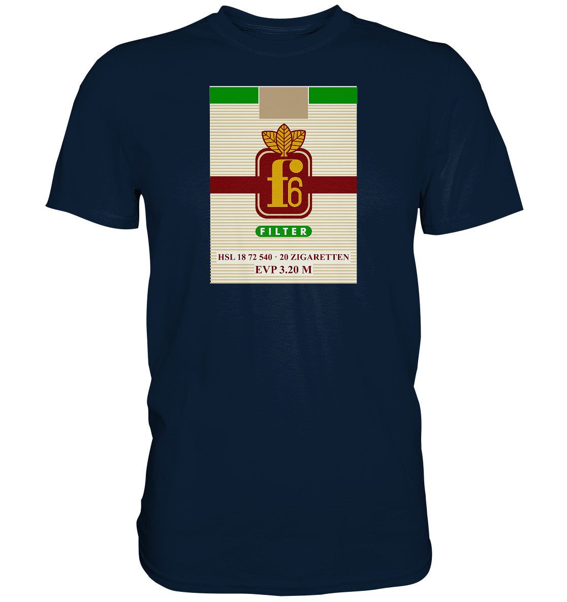 DDR Ostalgie Shirt Unisex • F6 FILTER ZIGARETTEN