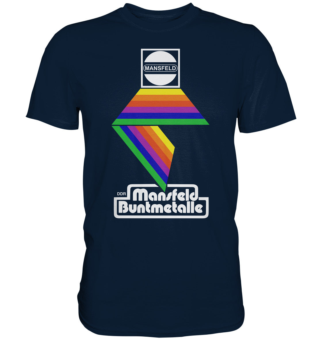 DDR Ostalgie Shirt Unisex • DDR MANSFELD BUNTMETALLE