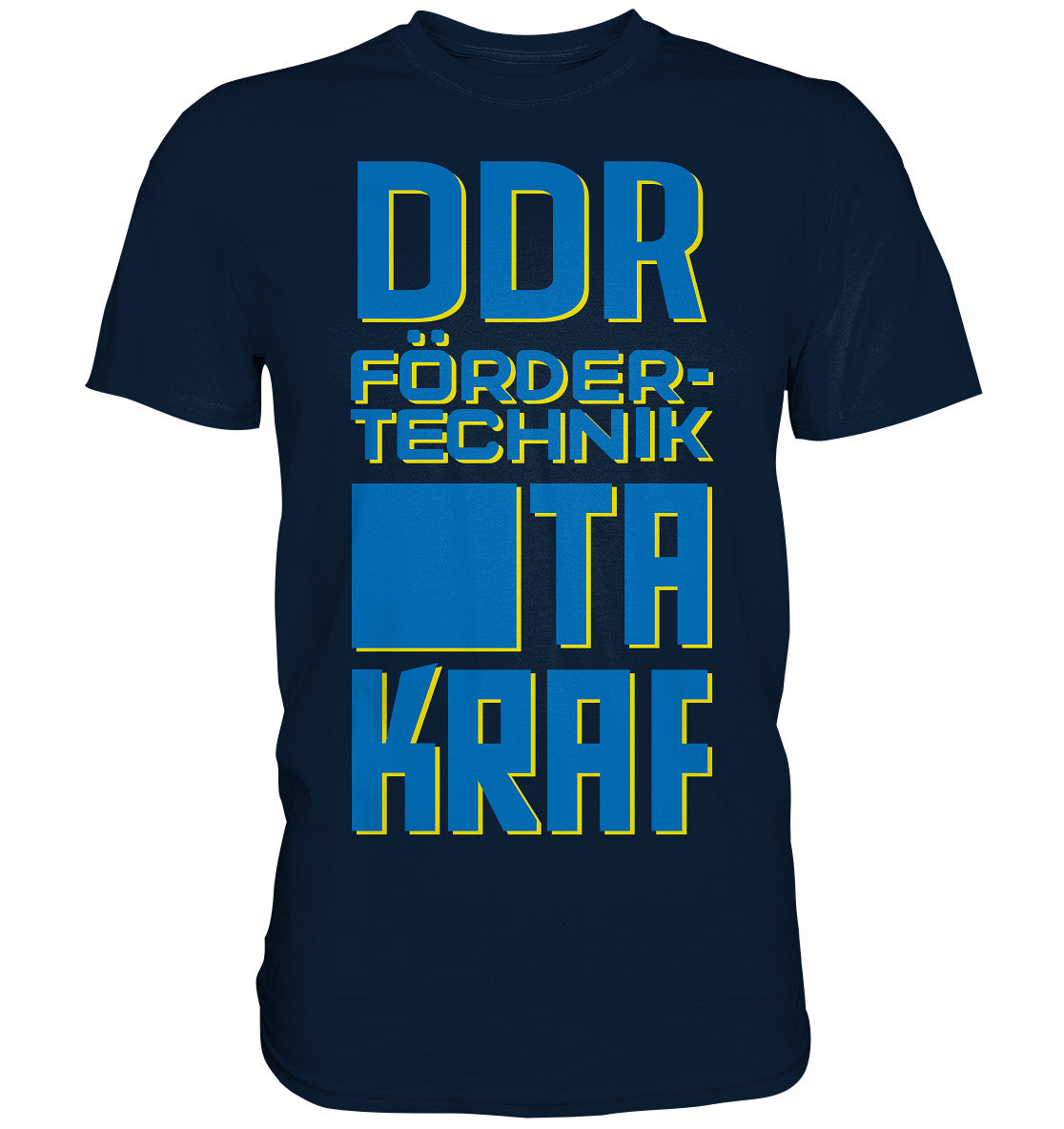 DDR Ostalgie Shirt Unisex • DDR FÖRDERTECHNIK TAKRAF