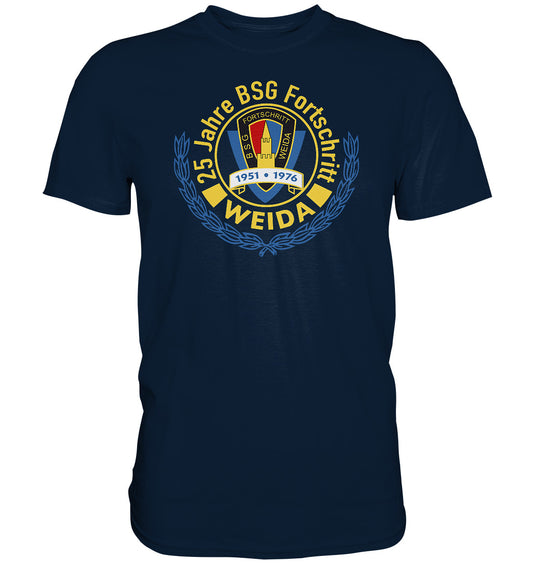 DDR Ostalgie Shirt Unisex • BSG FORTSCHRITT WEIDA, 1976