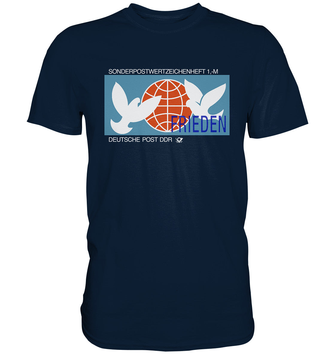 DDR Ostalgie Shirt Unisex • SONDERMARKE FRIEDEN - DDR