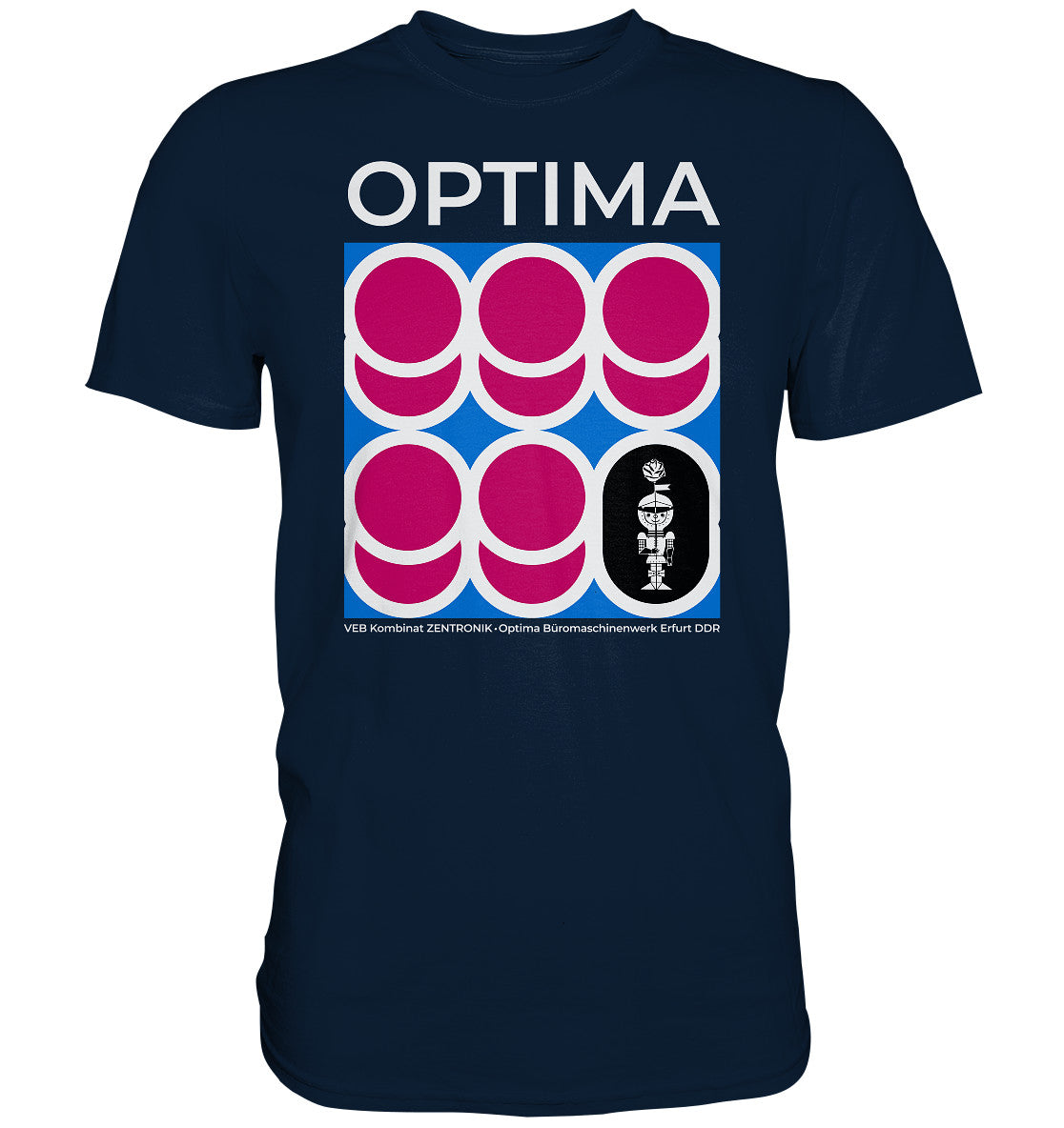 DDR Ostalgie Shirt Unisex • OPTIMA KOMBINAT ZENTRONIK ERFURT