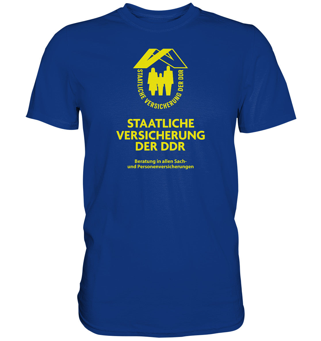DDR Ostalgie Shirt Unisex • STAATLICHE VERSICHERUNG DER DDR