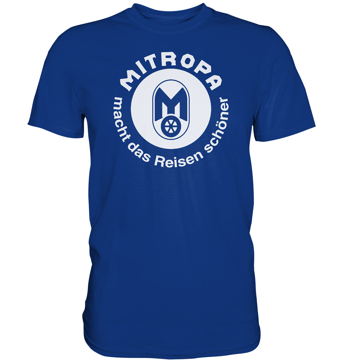 DDR Ostalgie Shirt Unisex • MITROPA MACHT DAS REISEN SCHÖNER - dunkel