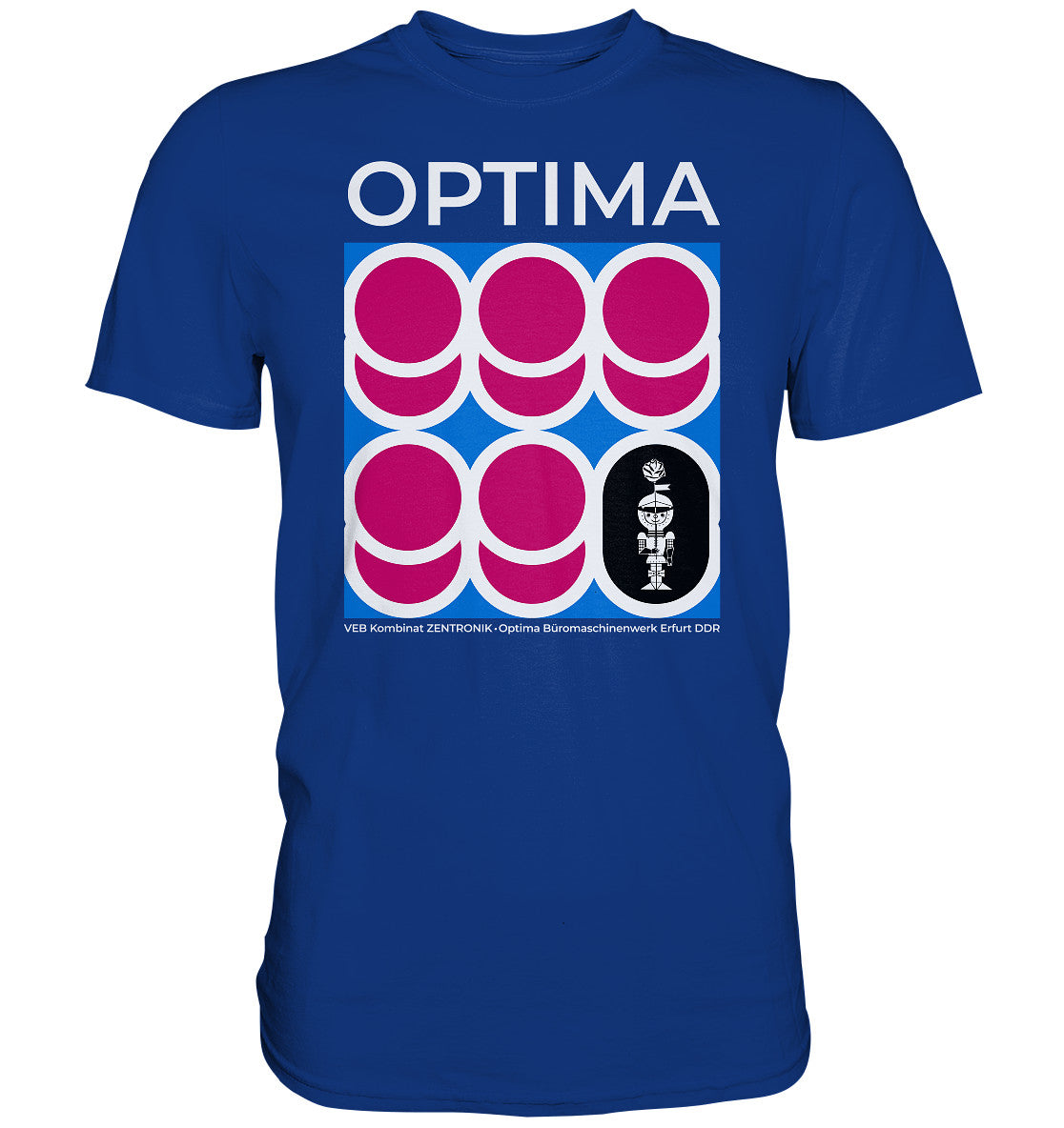 DDR Ostalgie Shirt Unisex • OPTIMA KOMBINAT ZENTRONIK ERFURT