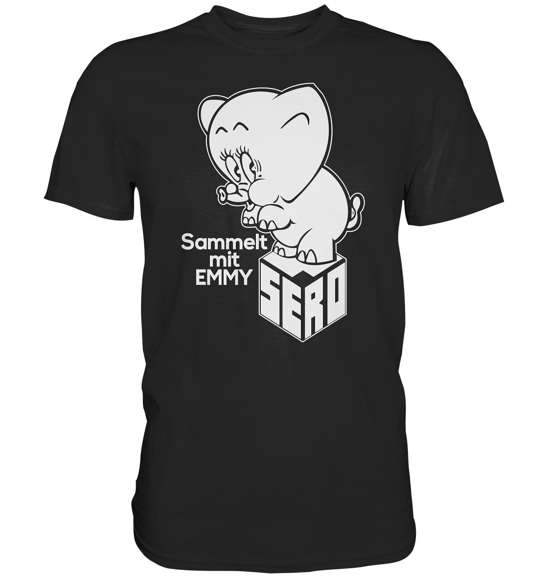 DDR Ostalgie Shirt Unisex • SERO - SAMMELT MIT EMMY- monochrom