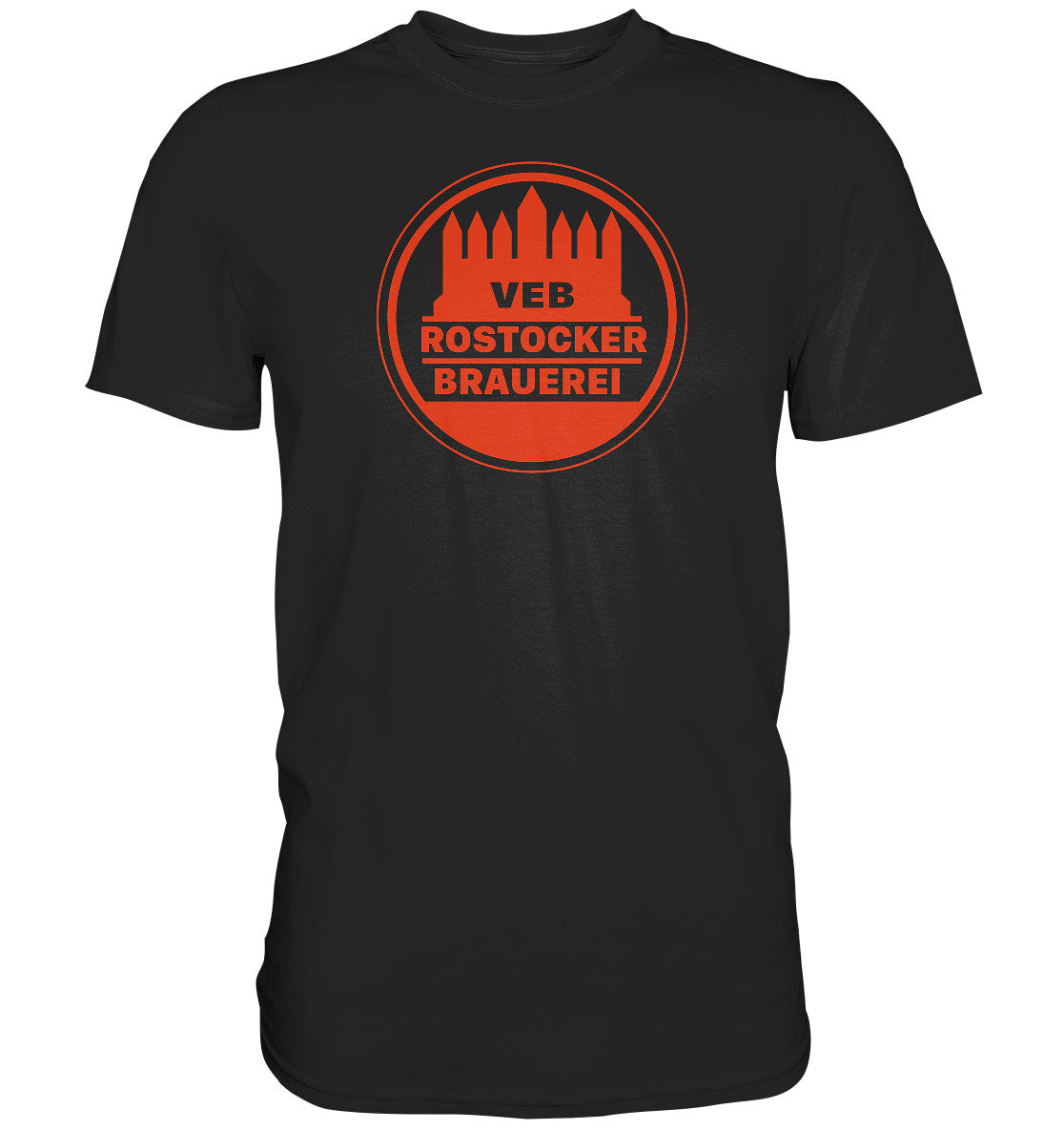 DDR Ostalgie Shirt Unisex • VEB ROSTOCKER BRAUEREI