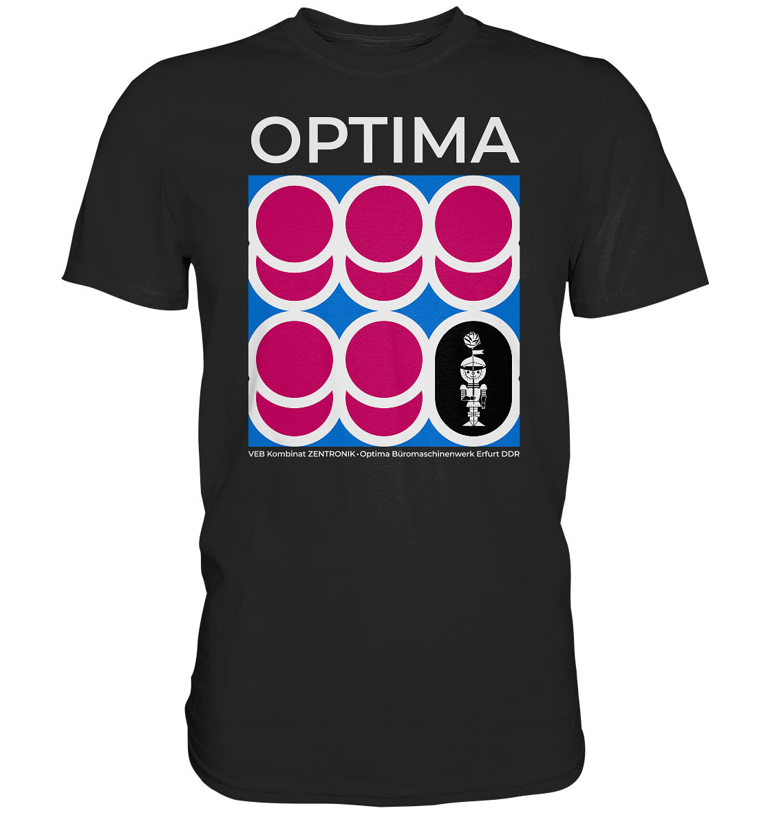 DDR Ostalgie Shirt Unisex • OPTIMA KOMBINAT ZENTRONIK ERFURT
