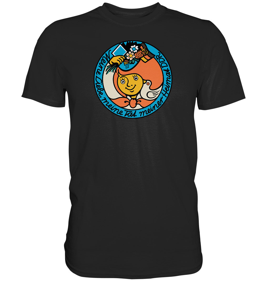 DDR Ostalgie Shirt Unisex • JUNGE PIONIERE - MEINE LIEBE MEINER HEIMAT