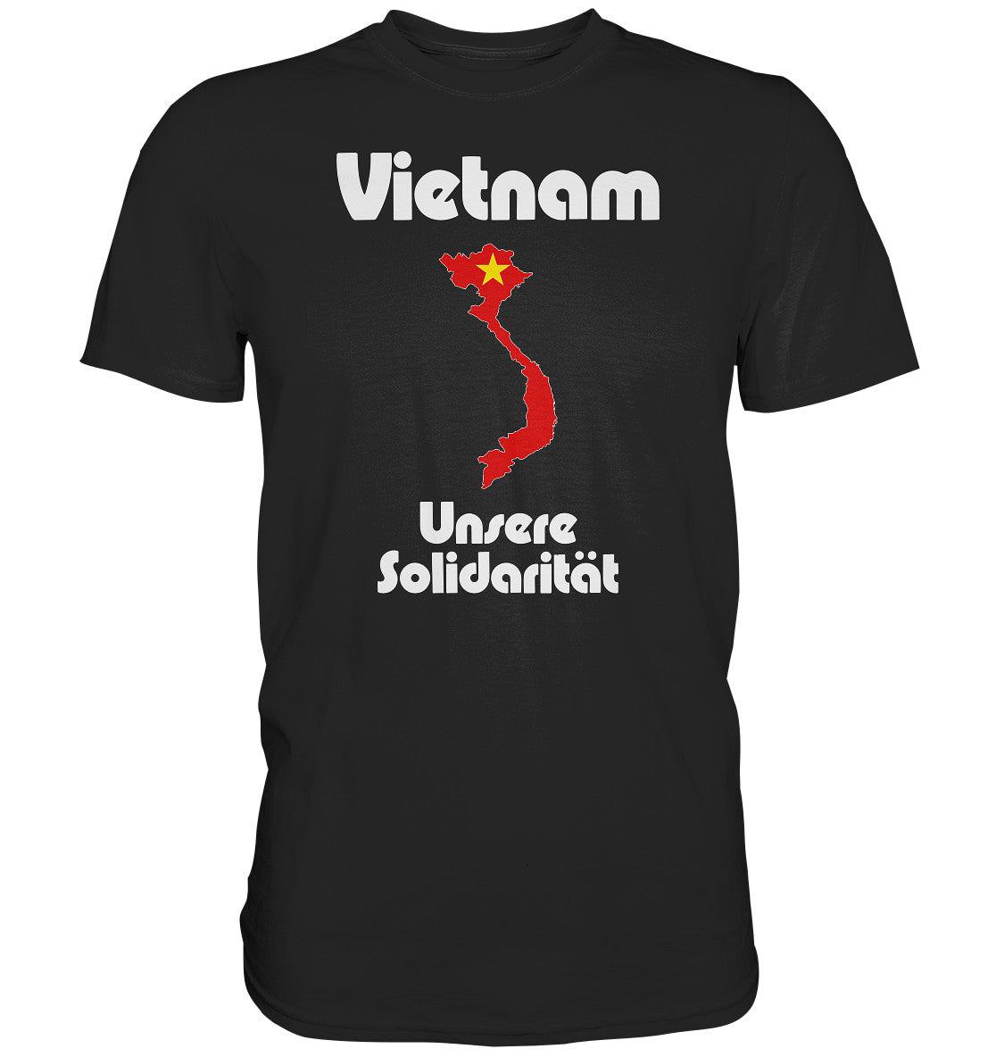 DDR Ostalgie Shirt Unisex • SOLIDARITÄT MIT VIETNAM