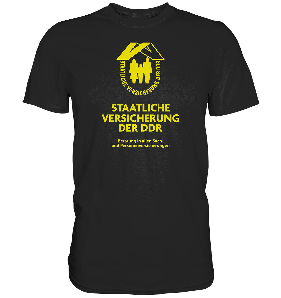 DDR Ostalgie Shirt Unisex • STAATLICHE VERSICHERUNG DER DDR