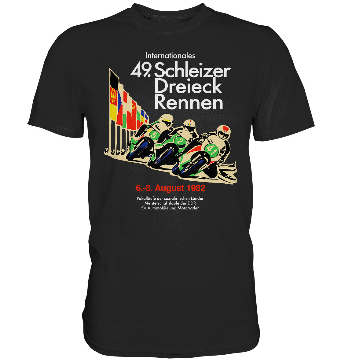 DDR Ostalgie Shirt Unisex • SCHLEIZER DREIECK-RENNEN DDR 1982