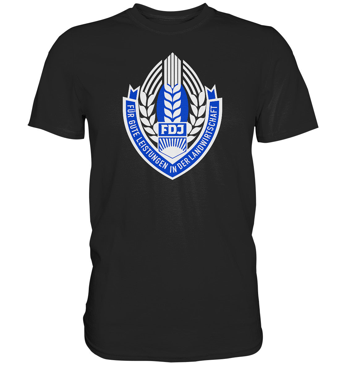 DDR Ostalgie Shirt Unisex • FDJ - FÜR GUTE LEISTUNGEN IN DER LANDWIRTSCHAFT