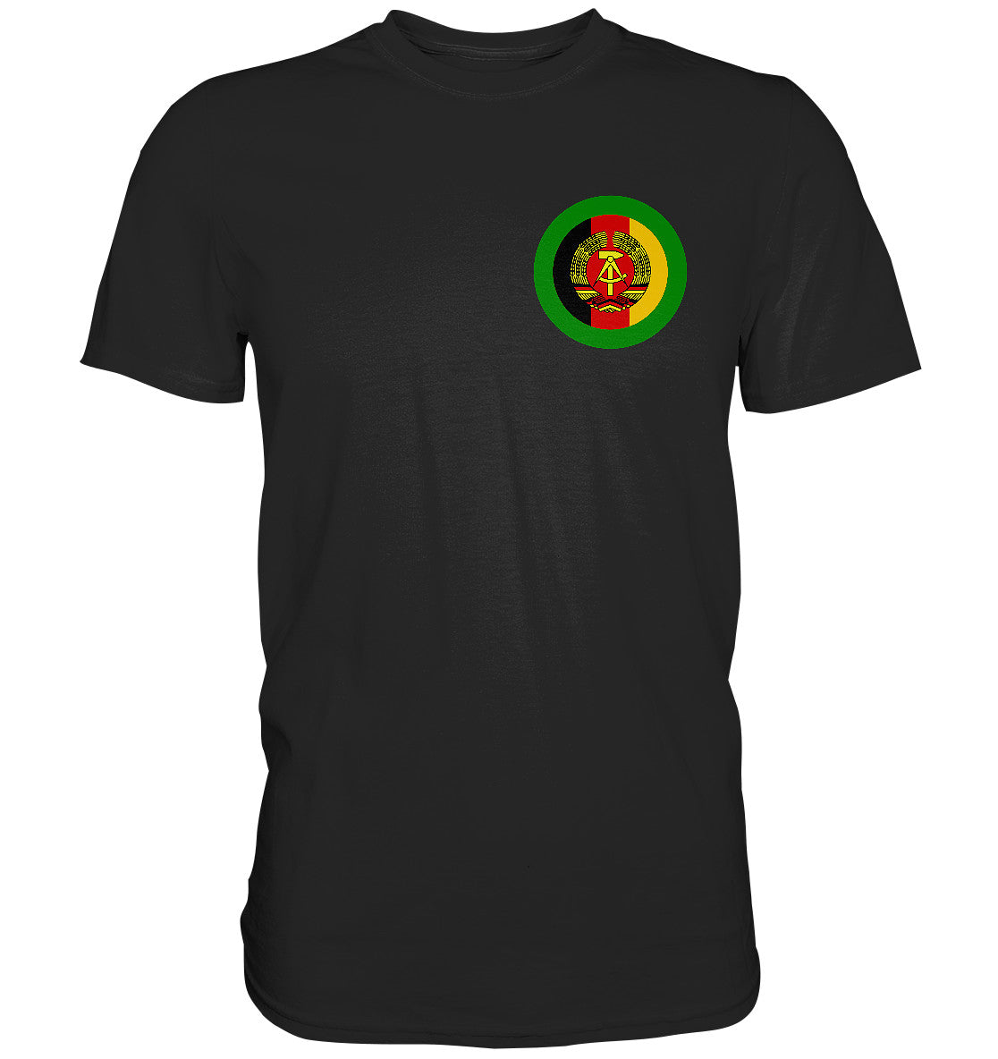 DDR Ostalgie Shirt Unisex • NVA GRENZTRUPPEN - BRUST BADGE