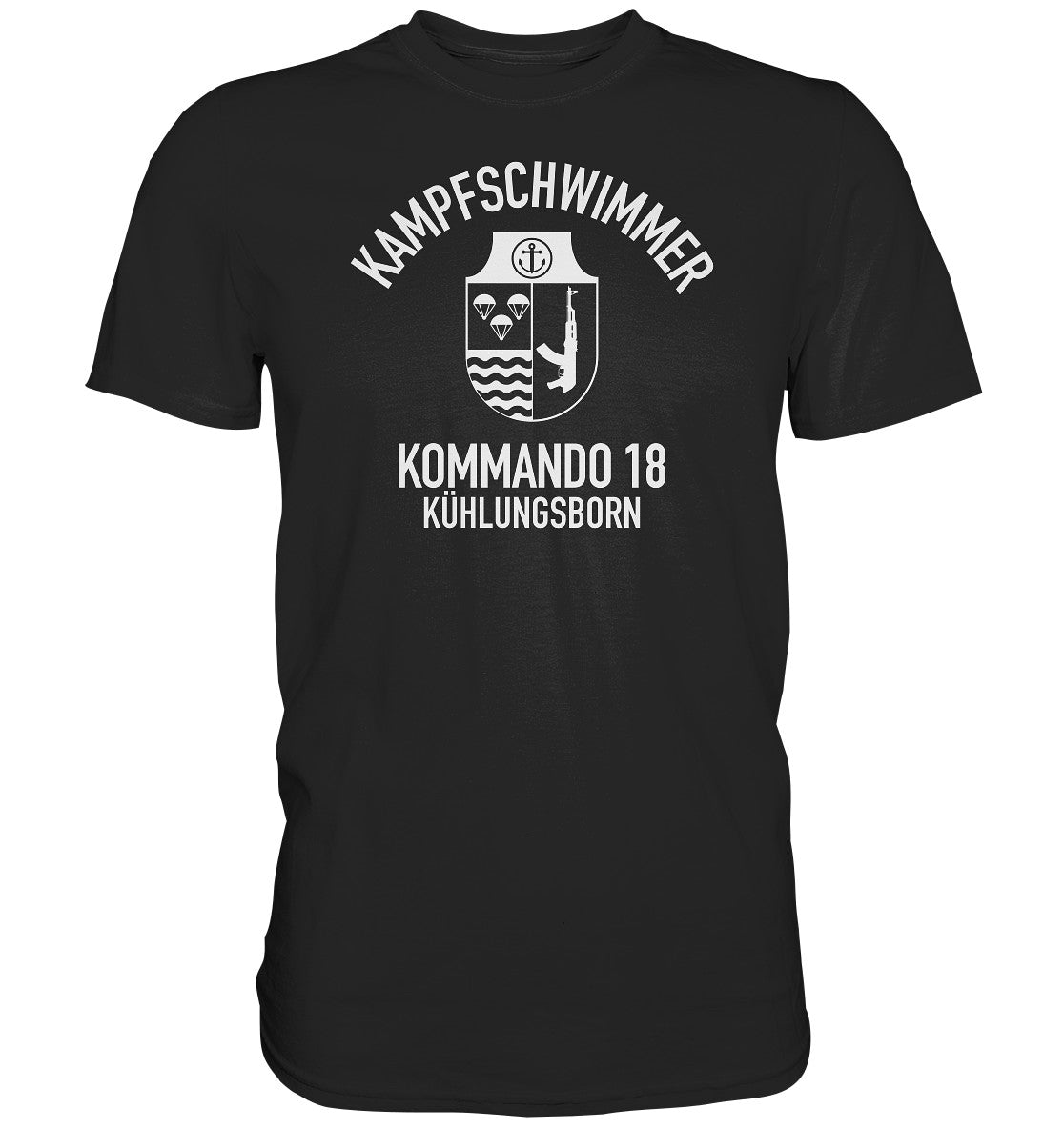 DDR Ostalgie Shirt Unisex • DDR KAMPFSCHWIMMER KÜHLUNGSBORN - dunkel