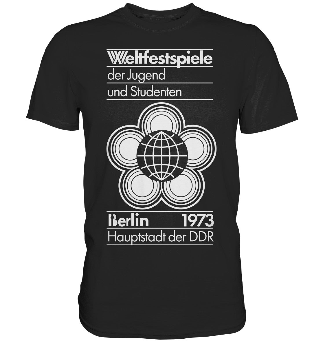 DDR Ostalgie Shirt Unisex • WELTFESTSPIELE BERLIN 1973 - PLAKATMOTIV
