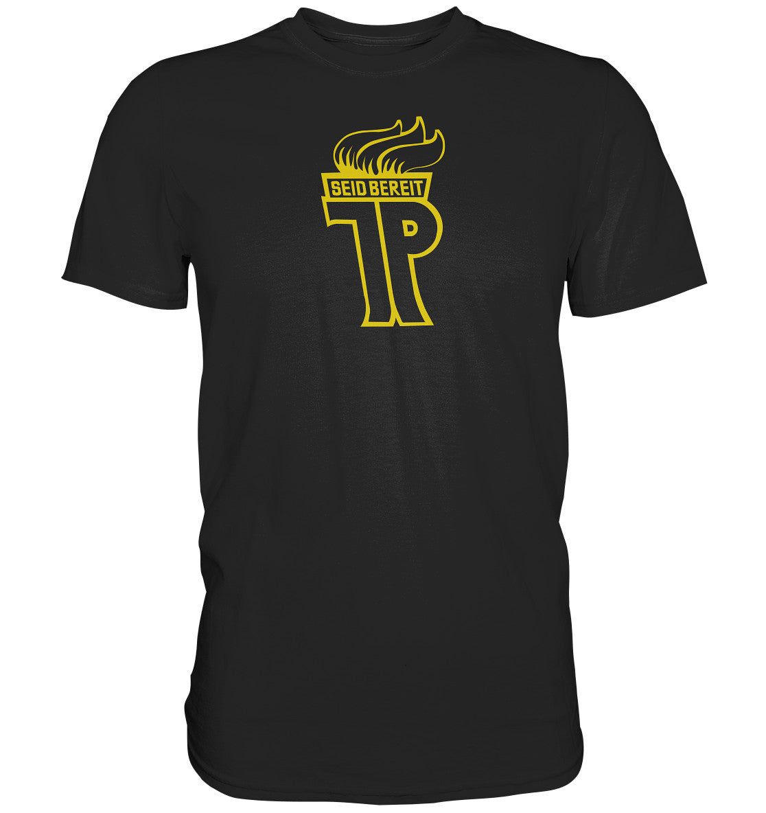 DDR Ostalgie Shirt Unisex • JUNGE PIONIERE, SEID BEREIT - Outline