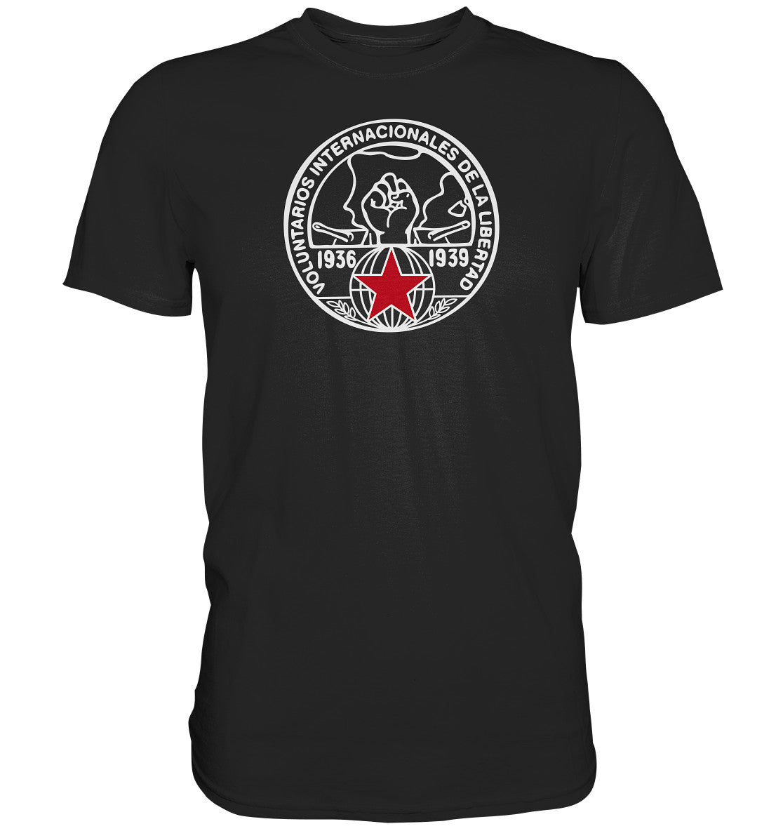 DDR Ostalgie Shirt Unisex • INTERNATIONALE BRIGADEN SPANIEN1936 - dunkel