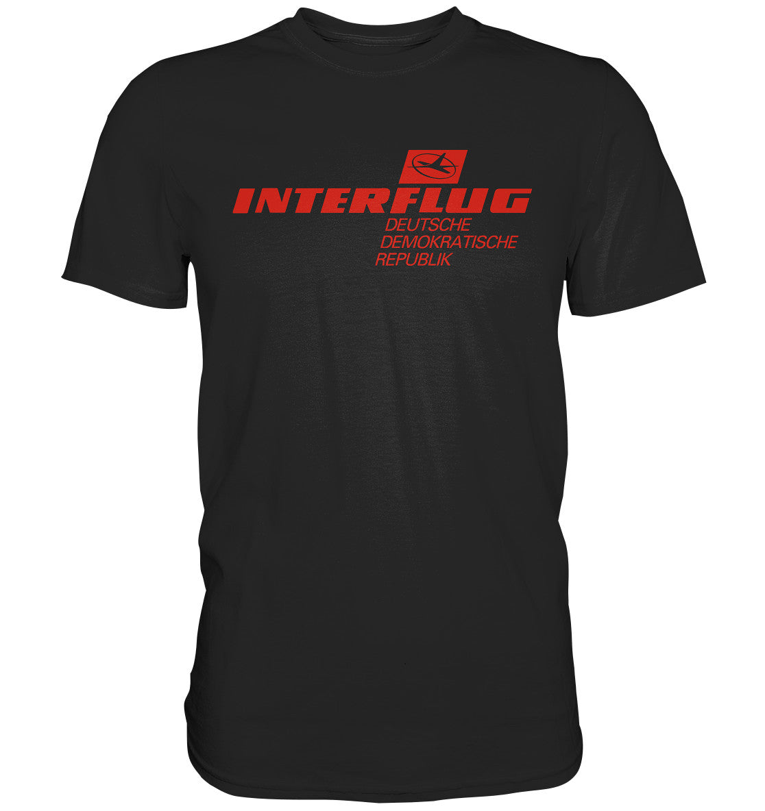 DDR Ostalgie Shirt Unisex • INTERFLUG - hell