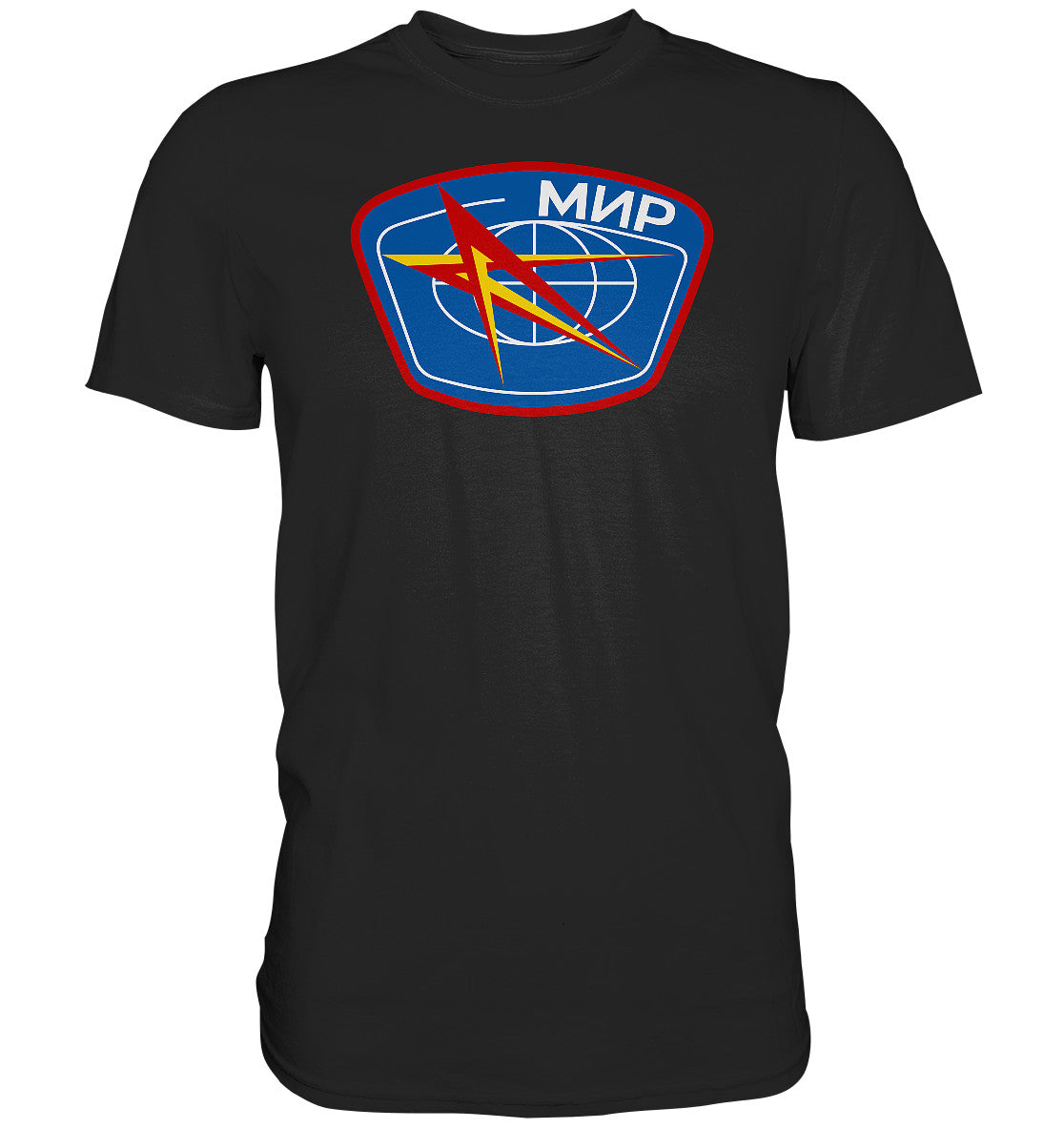 DDR Ostalgie Shirt Unisex • MIR - KOSMONAUTEN-BADGE