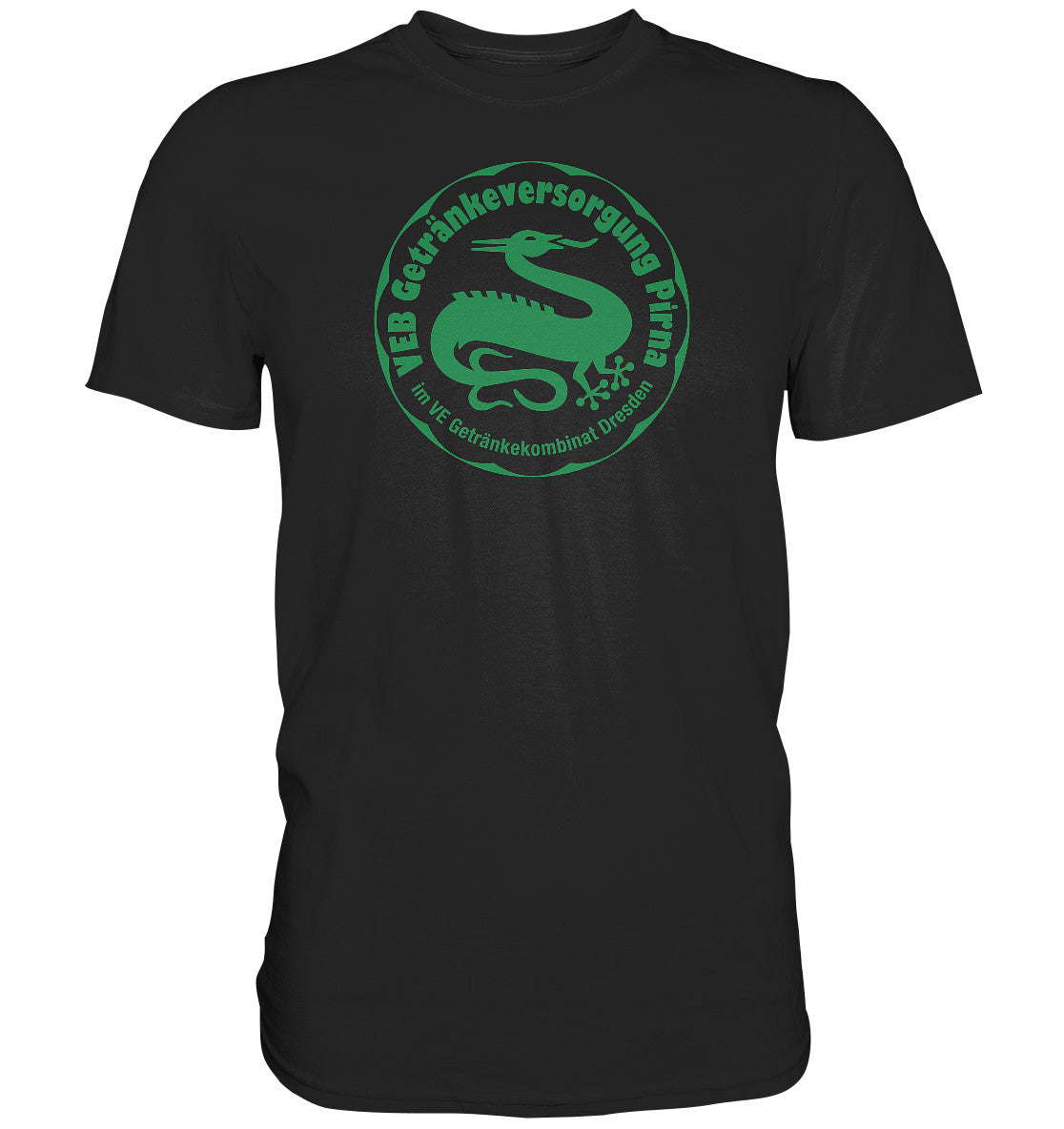 PREMIUM SHIRT UNISEX • VEB GETRÄNKEVERSORGUNG PIRNA, KOMBINAT DRESDEN