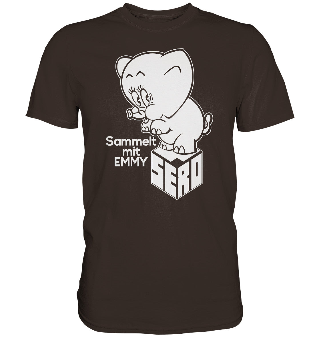 DDR Ostalgie Shirt Unisex • SERO - SAMMELT MIT EMMY- monochrom