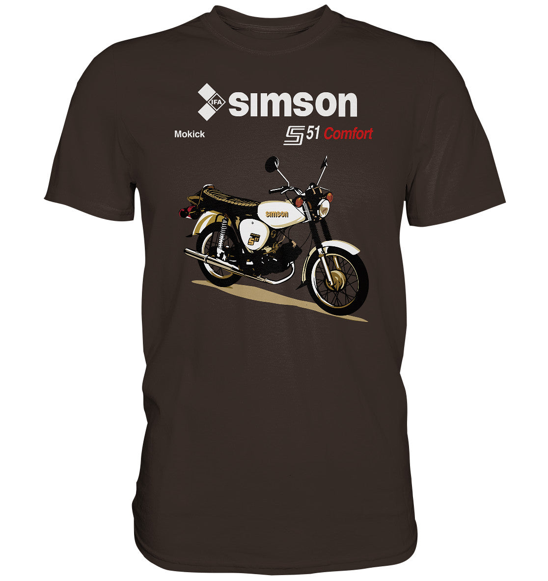DDR Ostalgie Shirt Unisex • SIMSON COMFORT - ORIGINAL PROSPEKT