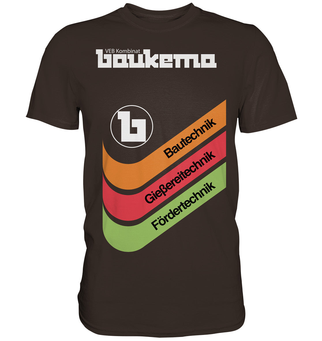 DDR Ostalgie Shirt Unisex • VEB KOMBINAT BAUKEMA