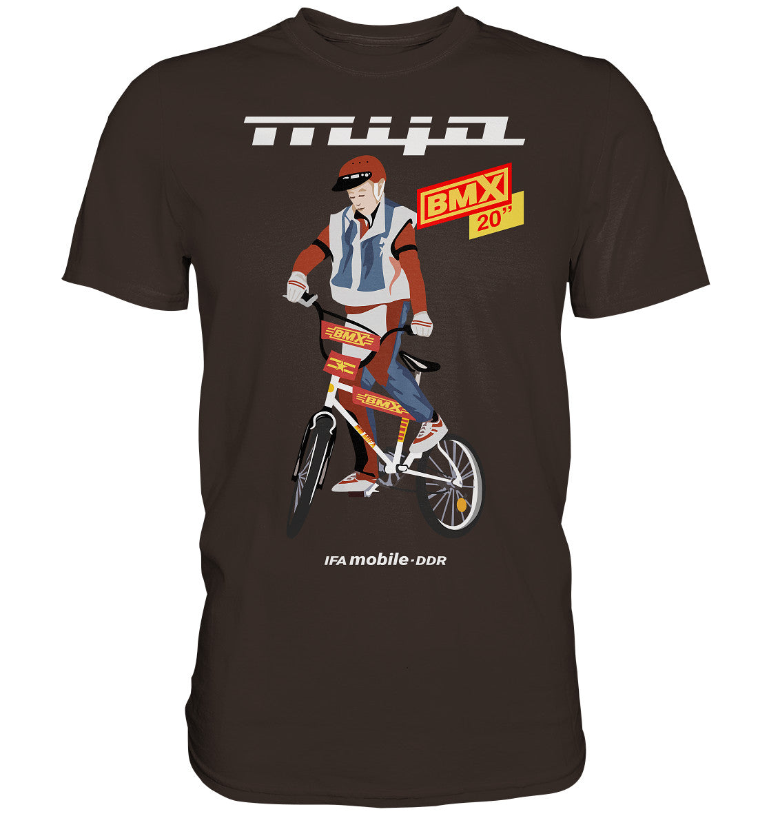 DDR Ostalgie Shirt Unisex • MIFA BMX - ORIGINAL WERBUNG