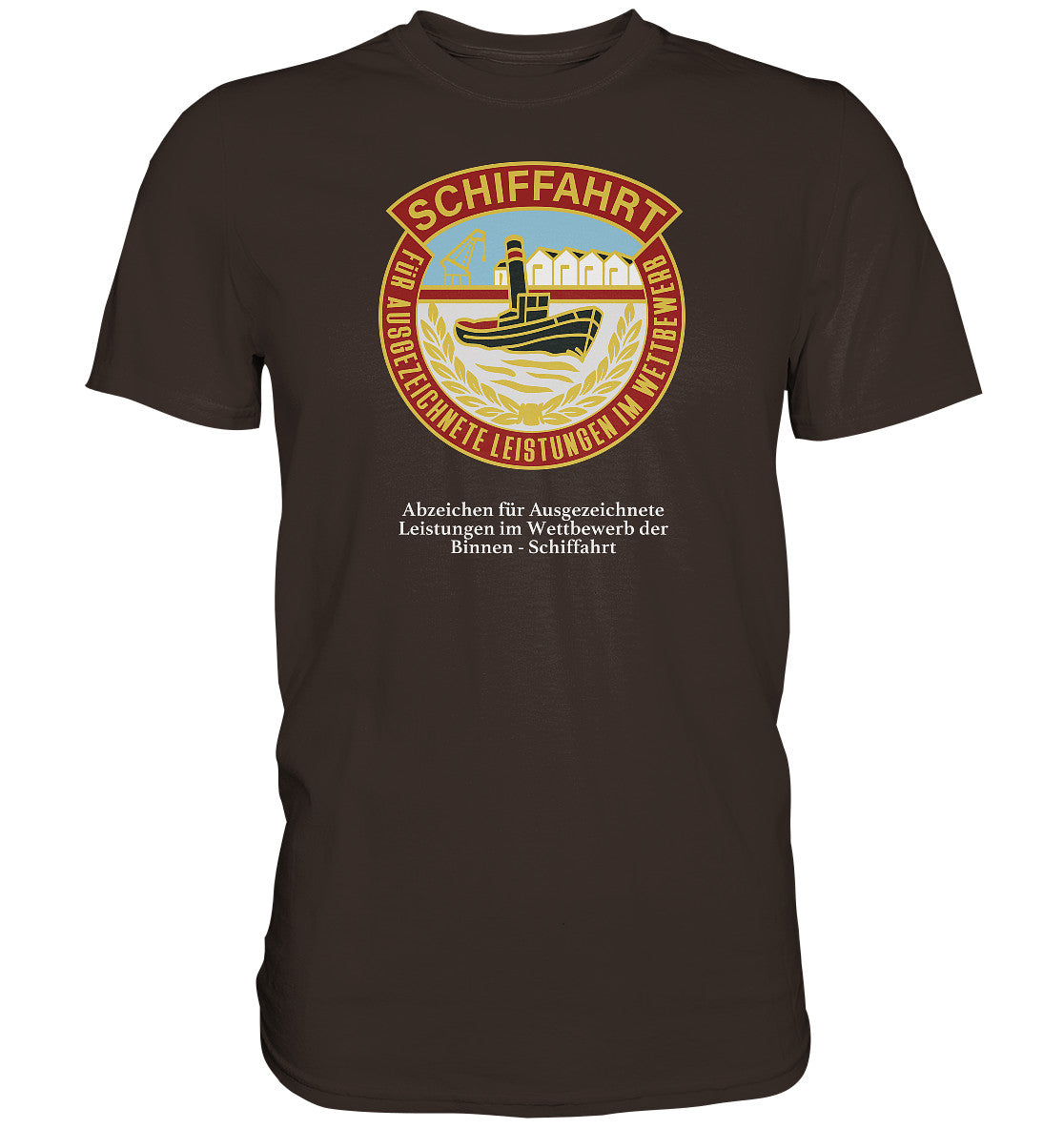 PREMIUM SHIRT UNISEX • BINNEN-SCHIFFAHRT - ABZEICHEN FÜR AUSGEZEICHNETE LEISTUNGEN