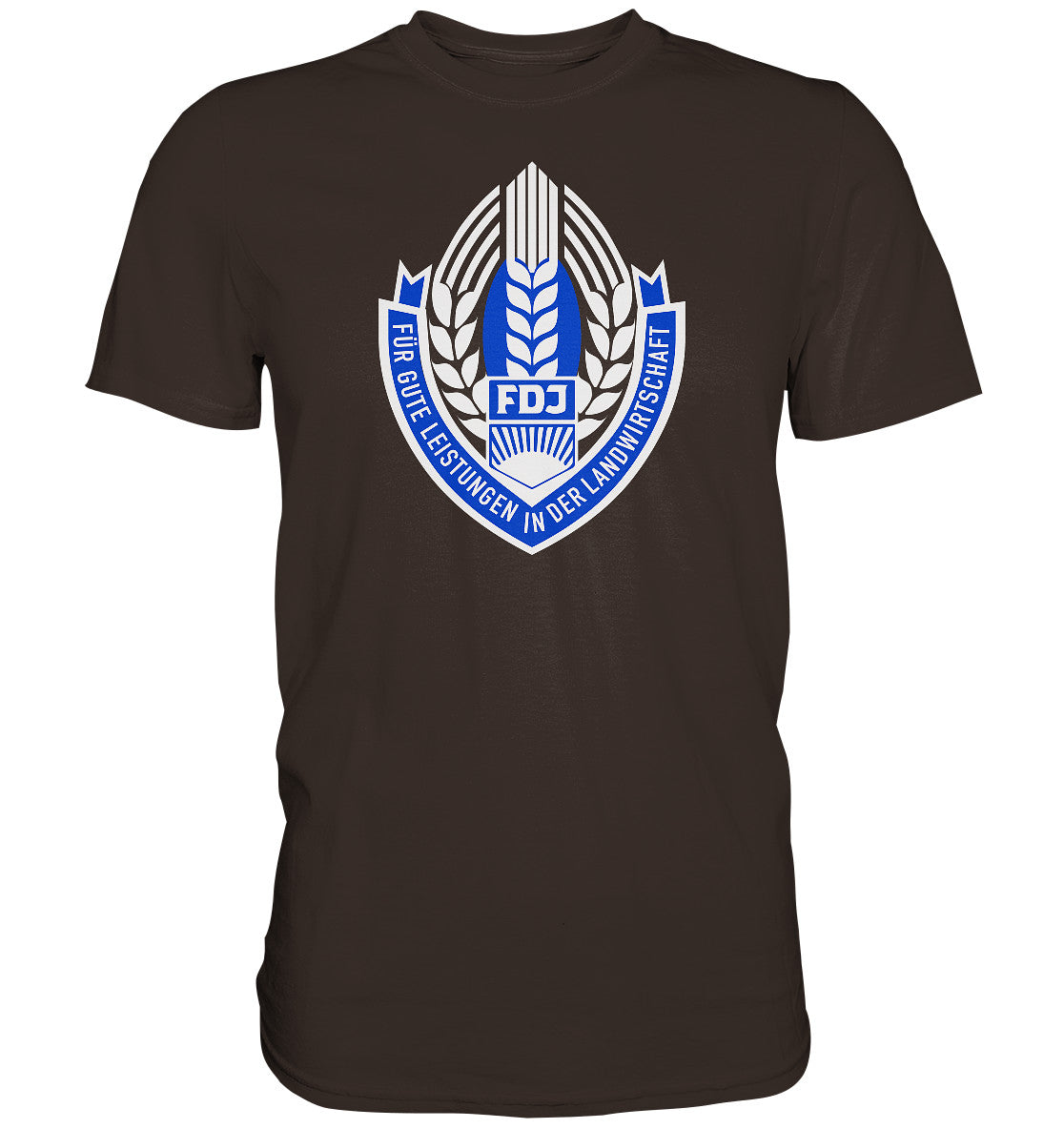 DDR Ostalgie Shirt Unisex • FDJ - FÜR GUTE LEISTUNGEN IN DER LANDWIRTSCHAFT