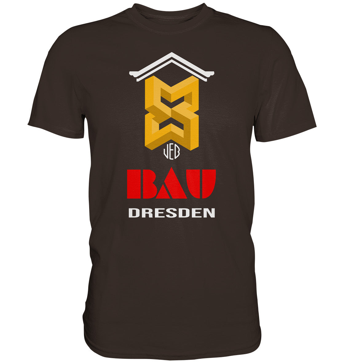 DDR Ostalgie Shirt Unisex • VEB BAU DRESDEN