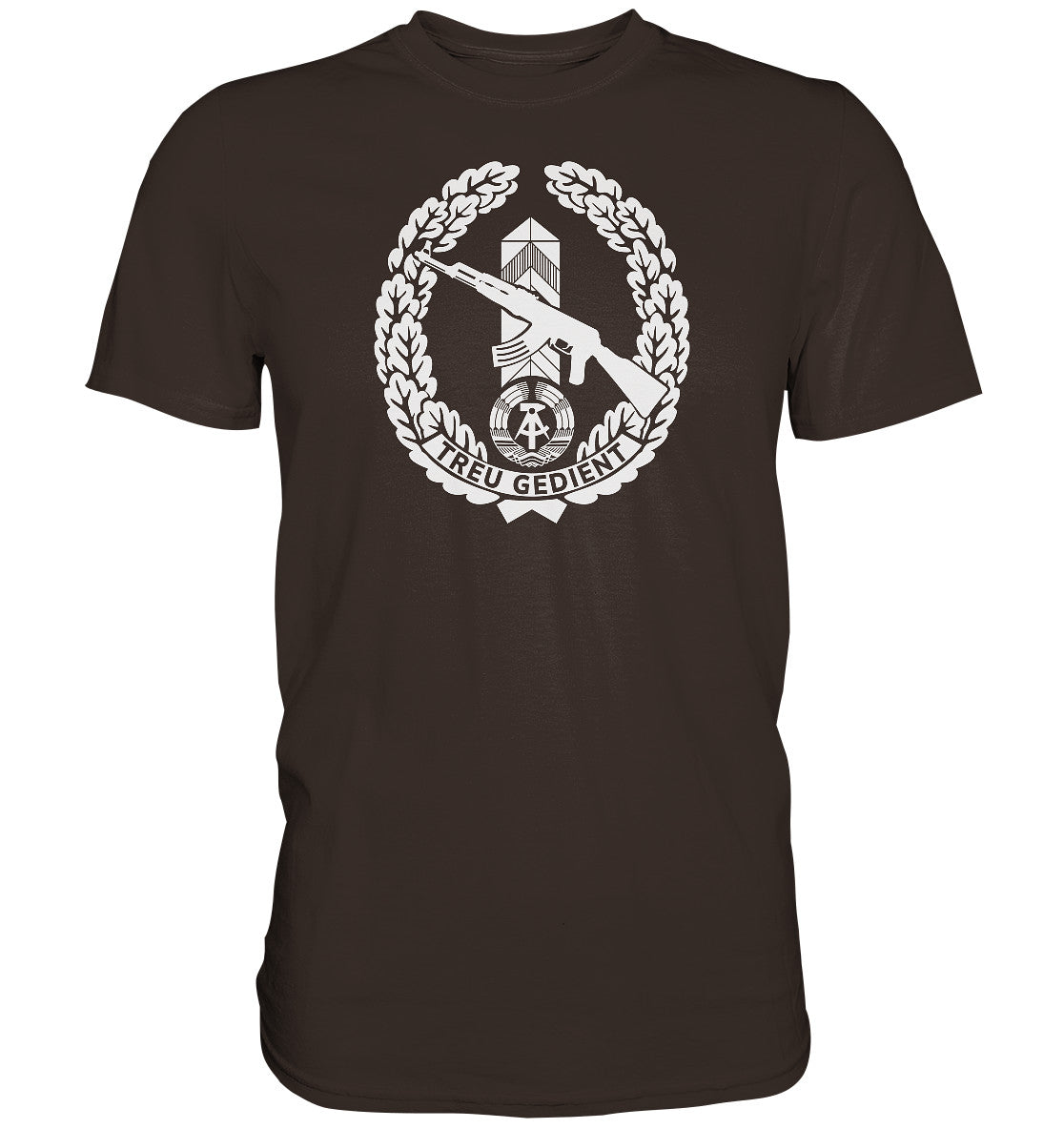 DDR Ostalgie Shirt Unisex • NVA-ORDEN - TREU GEDIENT - GRENZTRUPPEN