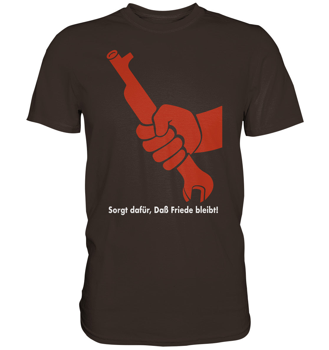 DDR Ostalgie Shirt Unisex • SORGT DAFÜR, DASS FRIEDE BLEIBT - DDR-PLAKAT 1982