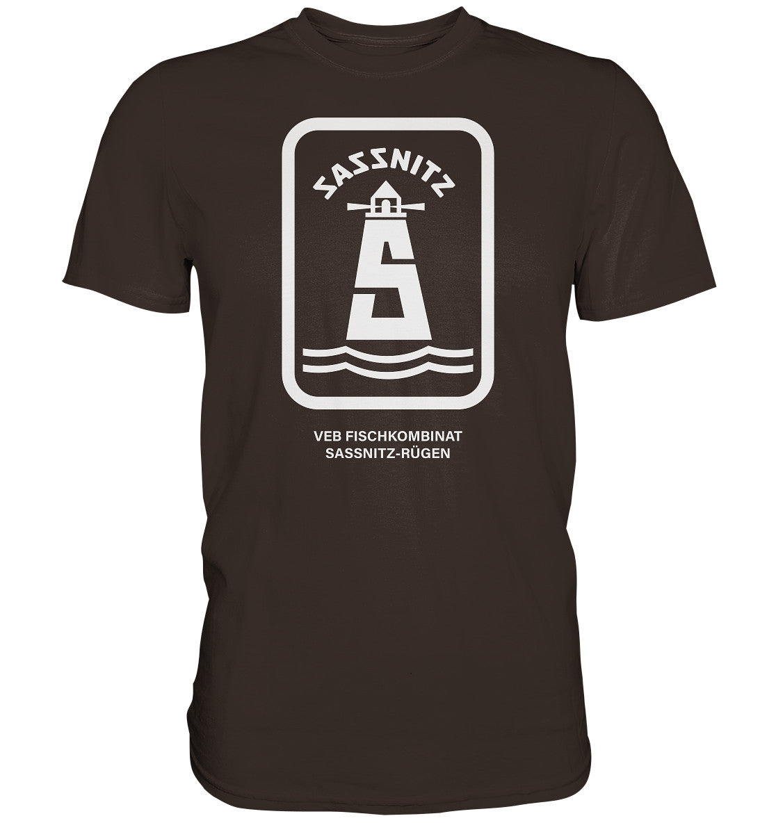DDR Ostalgie Shirt Unisex • VEB FISCHKOMBINAT SASSNITZ-RÜGEN