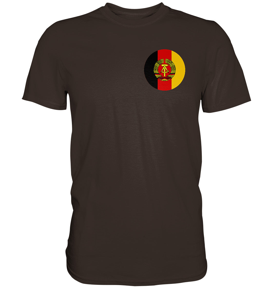 DDR Ostalgie Shirt Unisex • NVA - BRUST BADGE