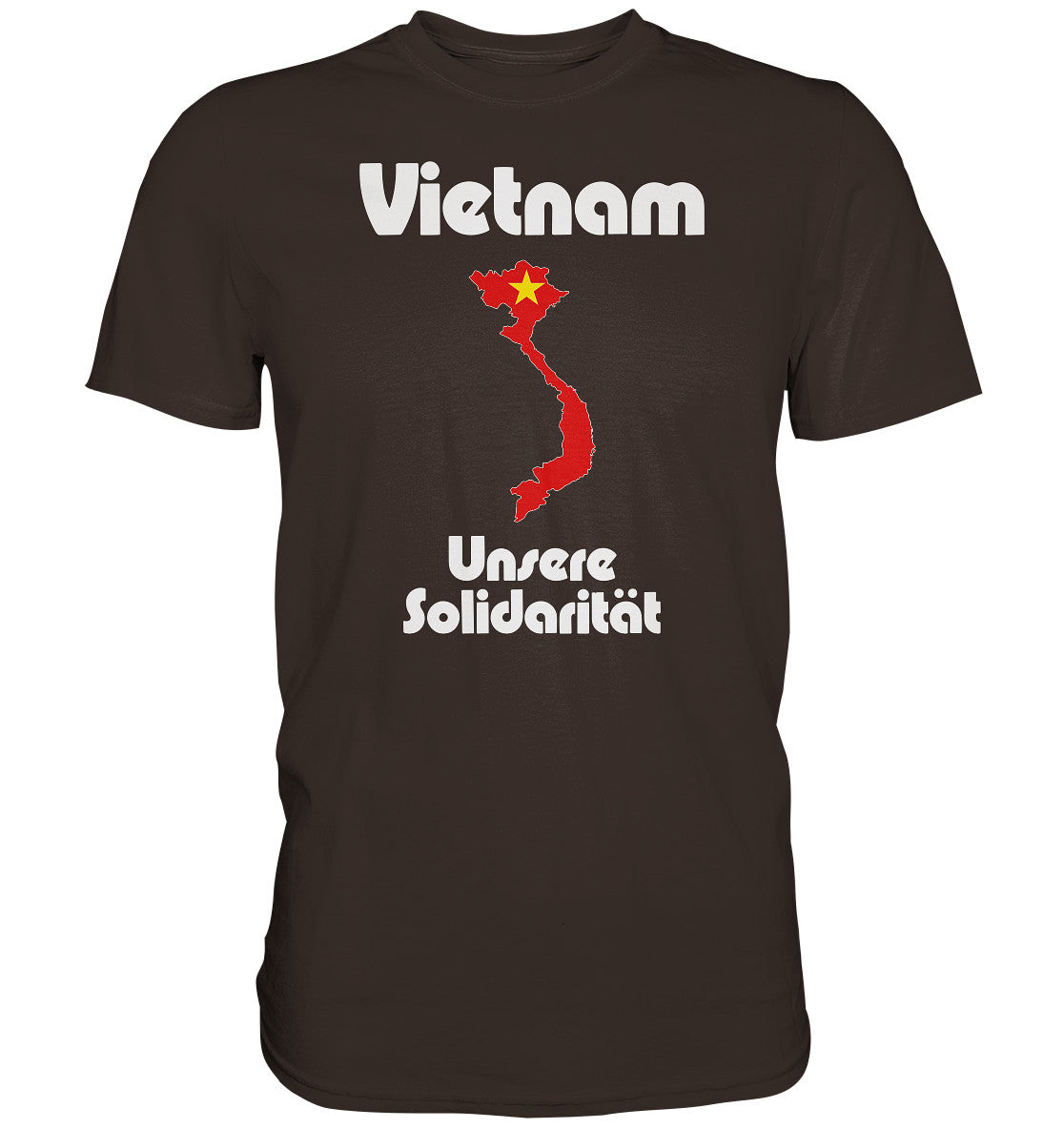 DDR Ostalgie Shirt Unisex • SOLIDARITÄT MIT VIETNAM