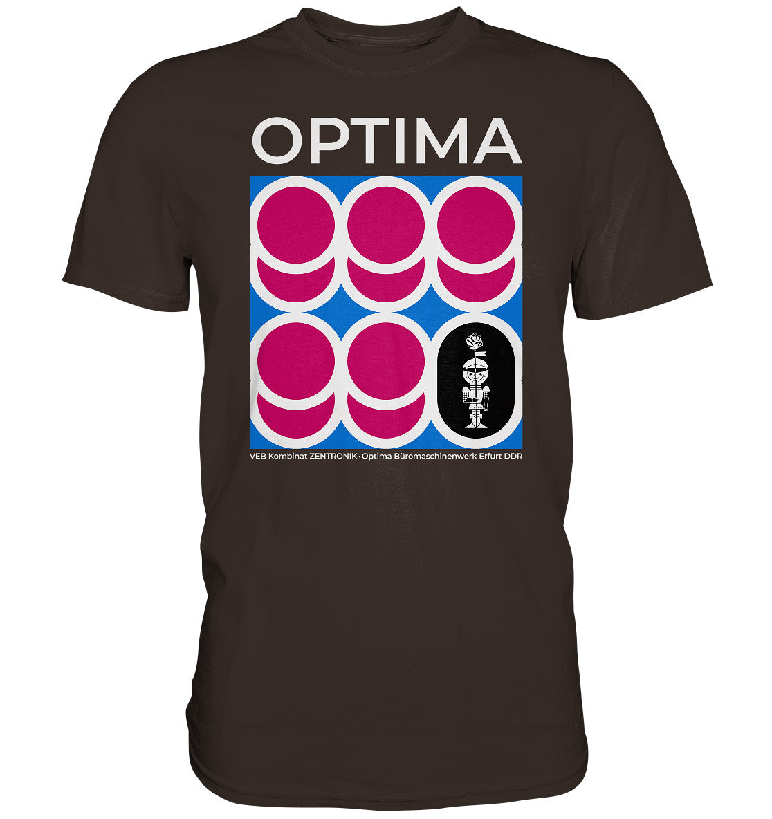 DDR Ostalgie Shirt Unisex • OPTIMA KOMBINAT ZENTRONIK ERFURT